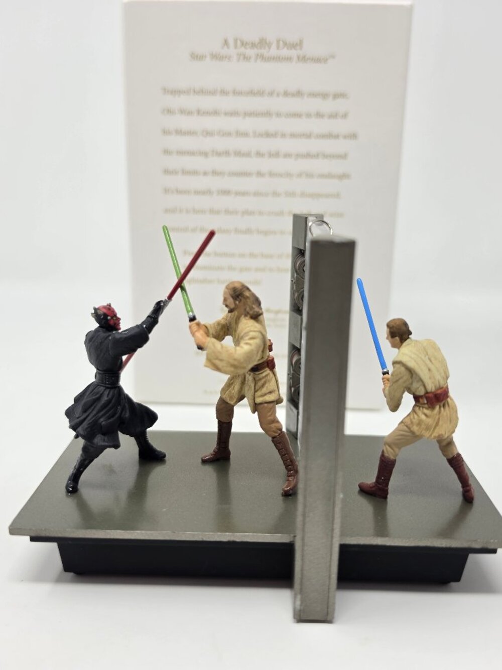 2009 Hallmark Keepsake Star Wars Phantom Menace Deadly Duel Christmas Ornament - Picture 2 of 11